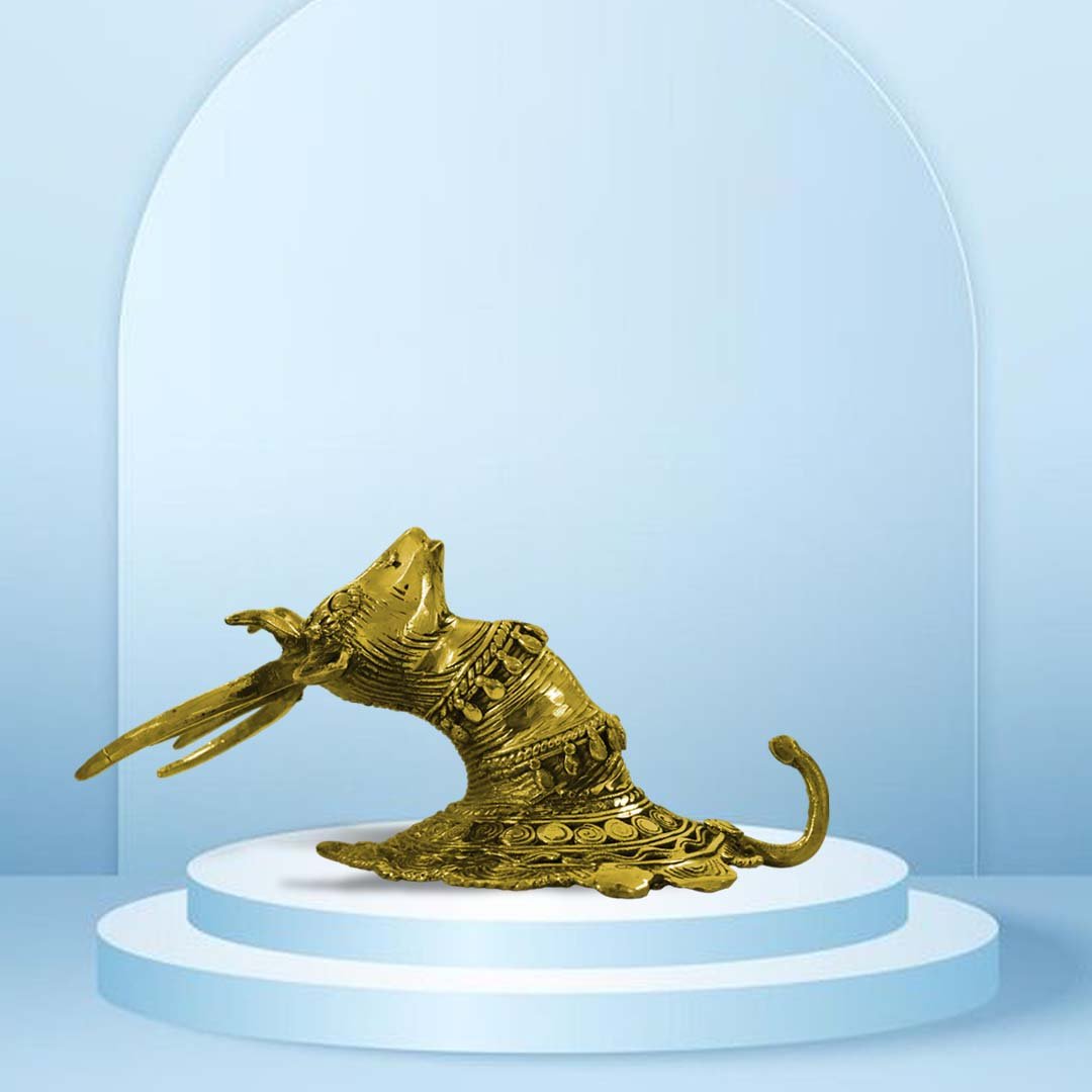 brassbull2 Brass Wall Hanging Bull Neck (6.5x3.5 Inch) - Image 1
