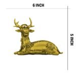 Brass Deer (6x5 Inch) - Image 5
