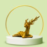 Brass Deer (6x7 Inch) - Image 2