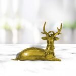 Brass Deer (6x5 Inch) - Image 3