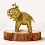 Brass Elephant (7.5x8 Inch) - Image 6