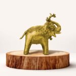 Brass Elephant (7.5x8 Inch) - Image 2