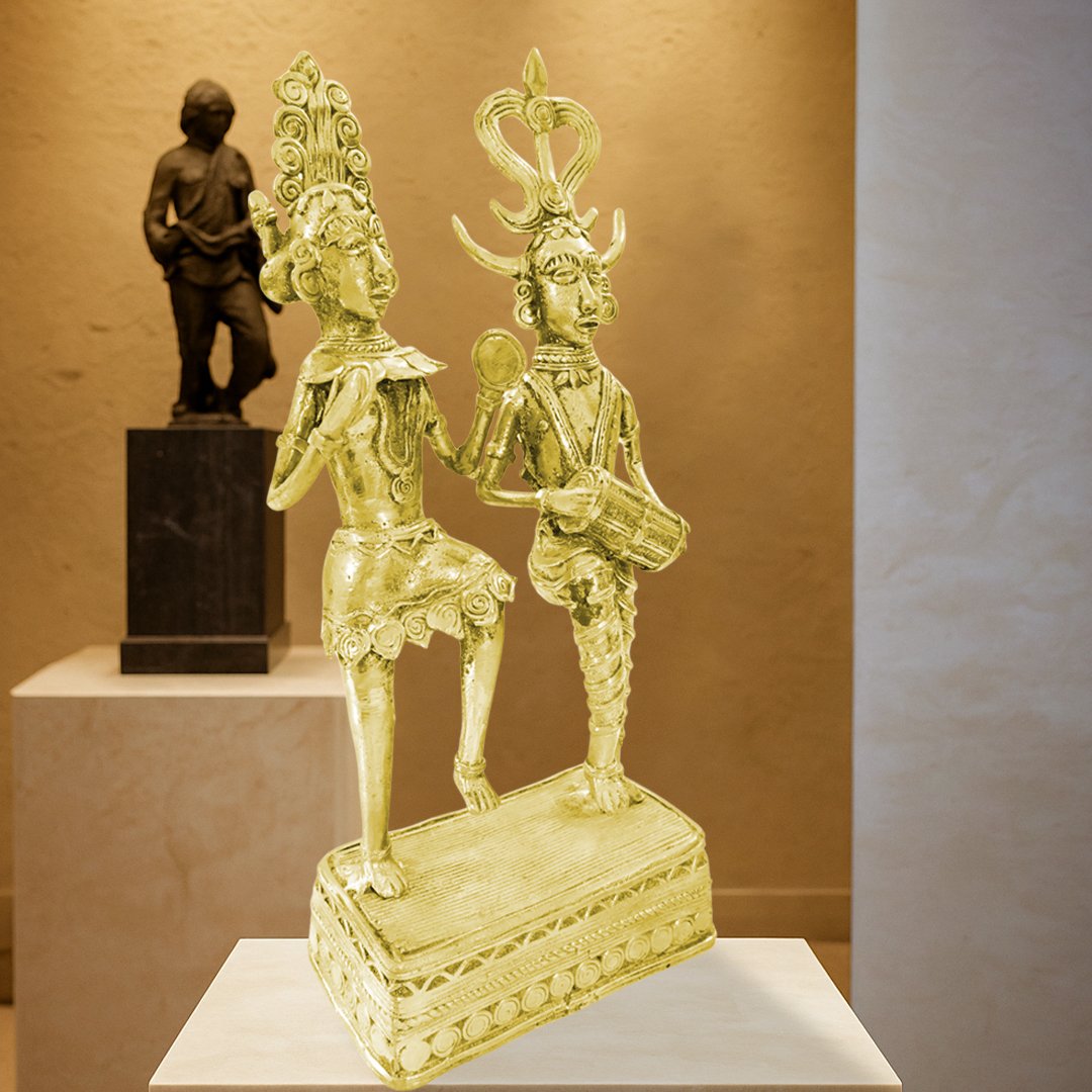 7nd Brass Statue (5x12inch) - Image 1