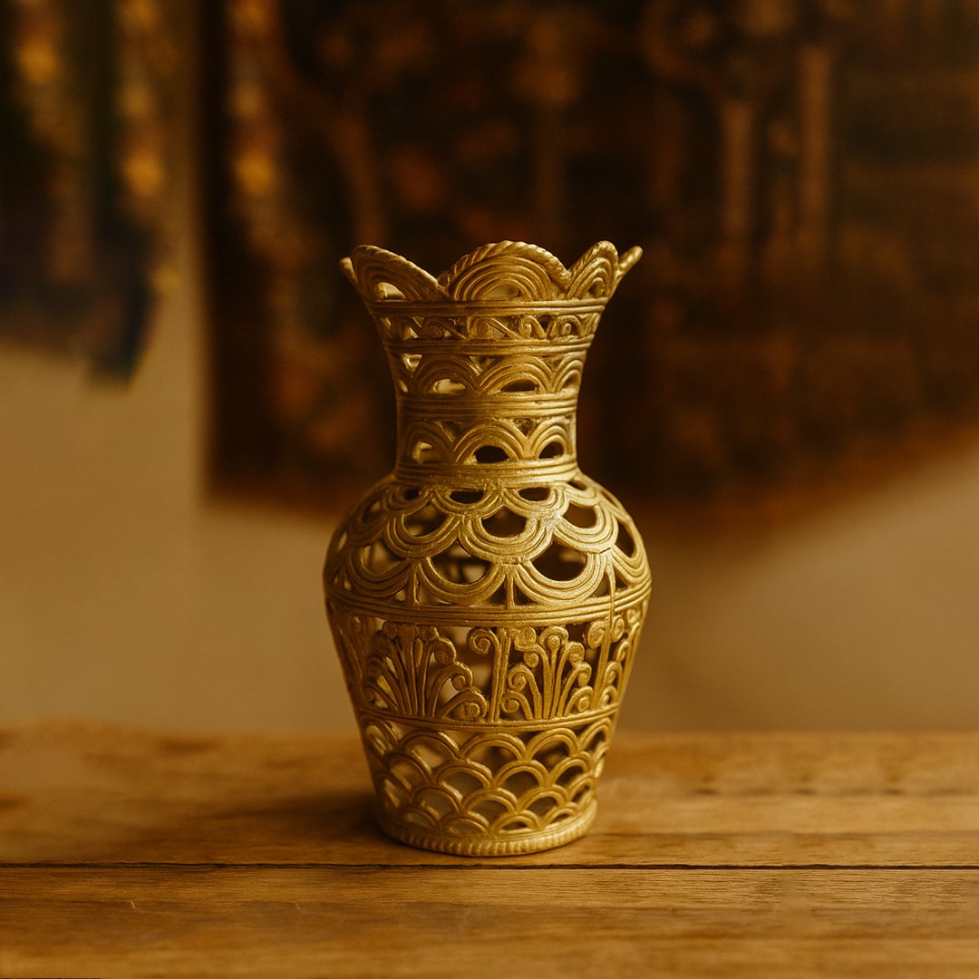 potrecover0.1 Brass Pot (4x6.5inch) - Image 1