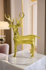 Brass Deer (5.5x7inch) - Image 2